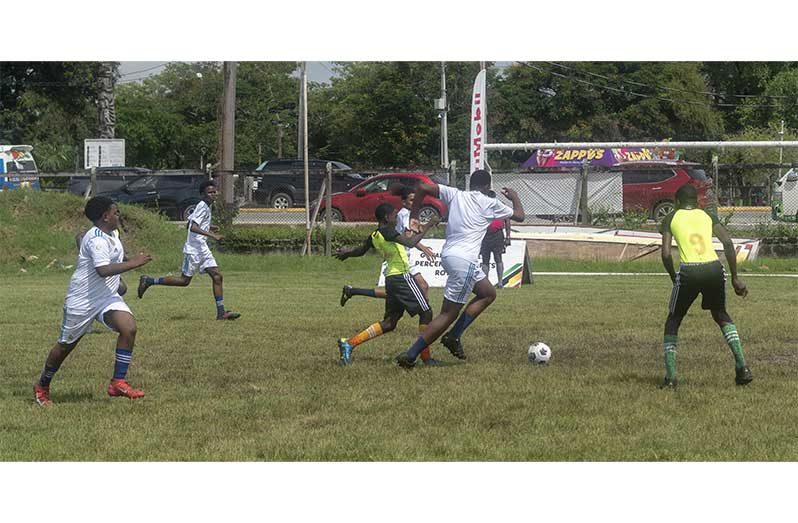 Action from this weekend’s ExxonMobil U14 schools football championship
