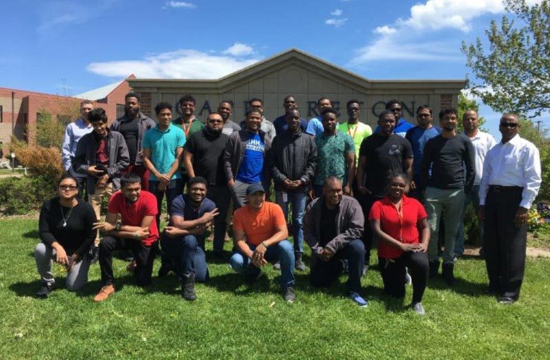 The first group of Guyanese operations and maintenance trainees