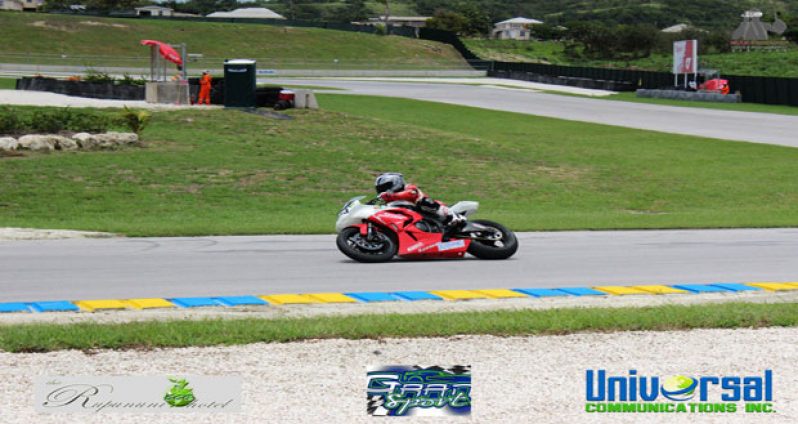 Elliot Vieira is seen during last year’s CMRC action in Barbados.