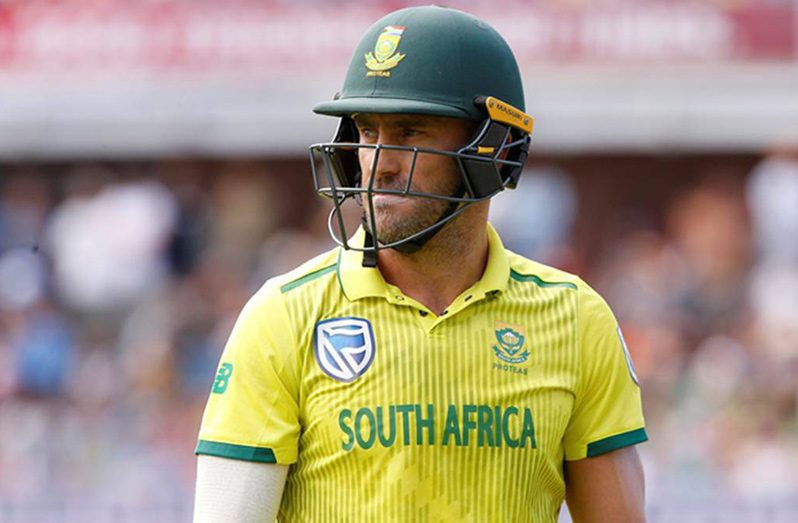 Former South Africa Test batsman Faf du Plessis