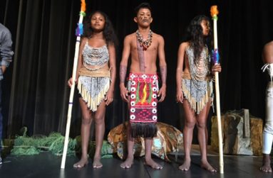 A scene from the play "The Healing" from Pakuri (formally, St. Cuthbert's Mission) (Photo by Francis Q. Farrier)