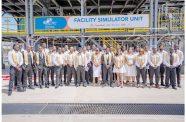 The trainees who graduated from the second cohort of the world-class offshore training programme at the Guyana Technical Training College Inc