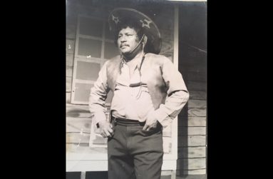 Neville Calistro aka ‘The Mighty Chief’, playing the role of Michael Lamazon 
in the play "Journey to Freedom"  (FQF photo) 