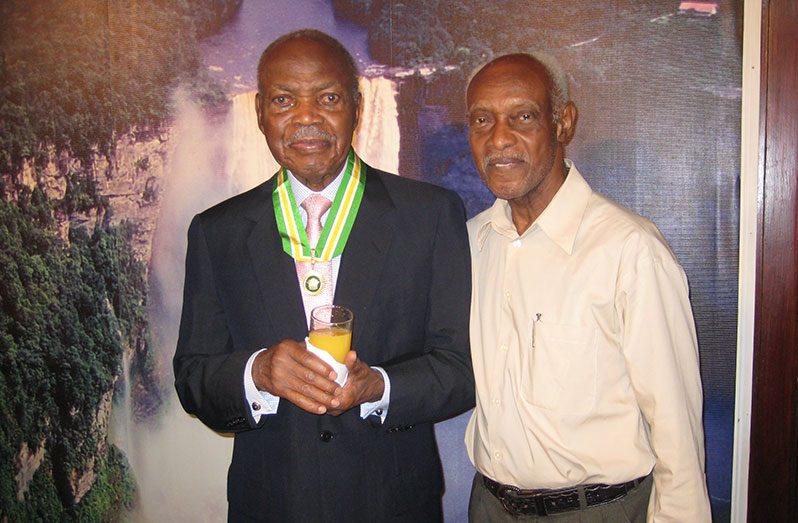 Farrier with E.R. Braithwaite, Guyana's first Permanent Representative to the United Nations