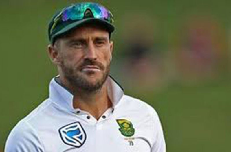 South Africa captain Faf du Plessis