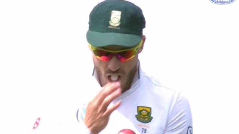 Faf du Plessis was fined for ball -ampering in 2013.