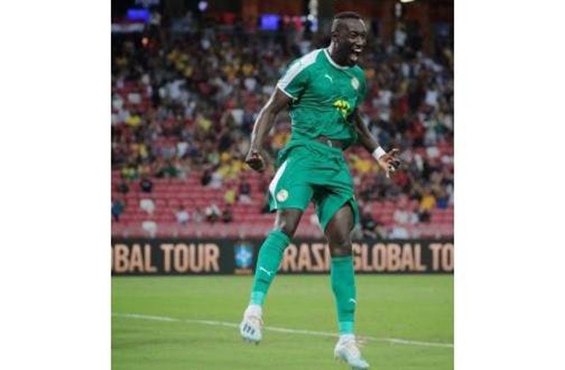 Senegal's Famara Diedhiou hit a treble against Namibia