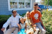 Jayz Agnew, right, with his parents and 6-year-old sister (Courtesy of Juanita Agnew / Washington Post)