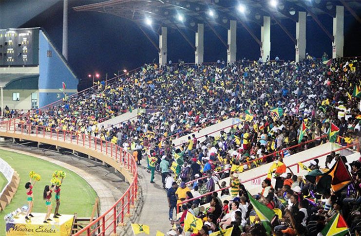 The Guyana leg of CPL always attracts huge support and this year is expected to be no different. (Adrian Narine photo)