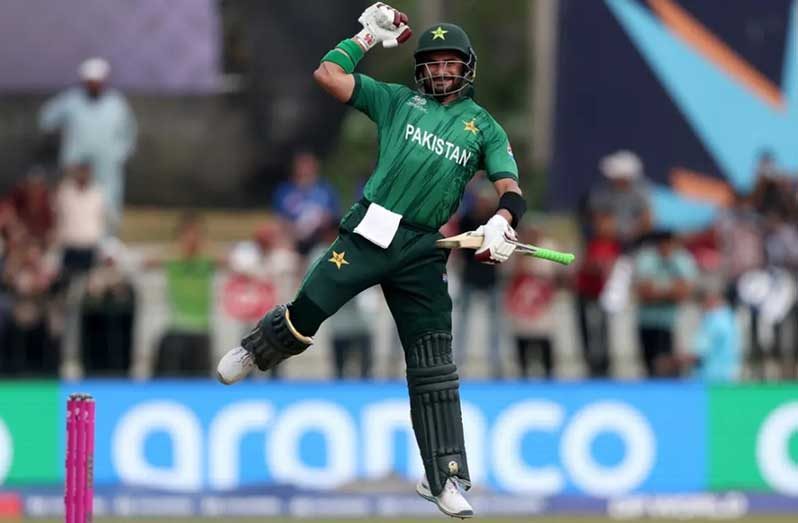 Farhan's maiden ton fires Pakistan into T20 World Cup Super Eights ...