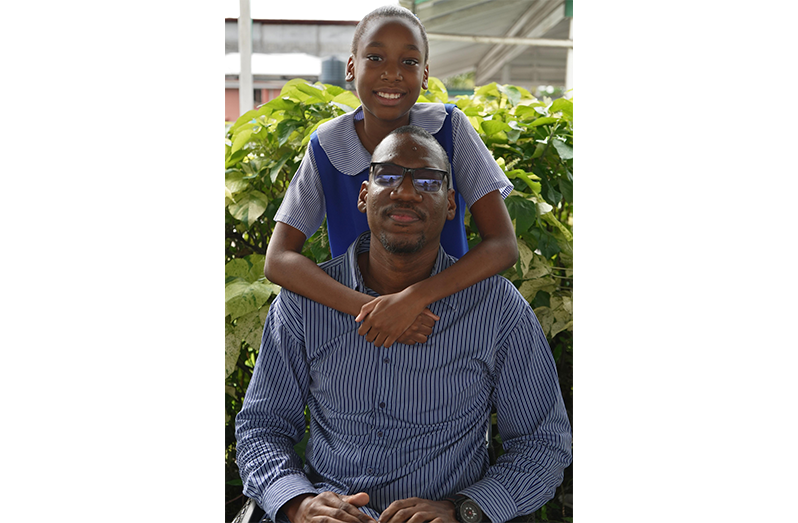 Eric Shepherd and his daughter. Despite life-changing challenges, Shepherd says fatherhood remains his greatest source of pride and purpose