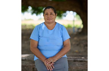 In the quiet village of Shulinab, South Rupununi, Rosanna Lewis starts her day before the sun fully rises (Samuel Maughn photo)