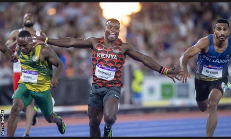 Ferdinand Omanyala is the first Kenyan man to win the 100m at the Commonwealth Games