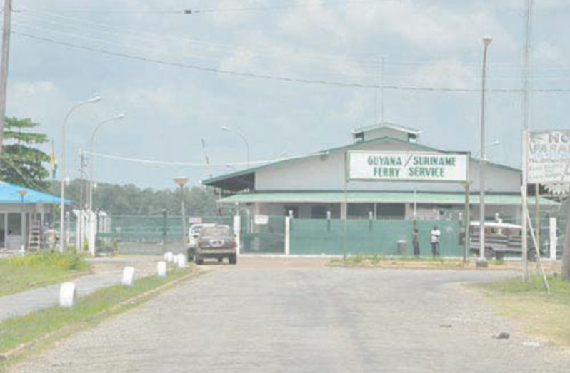 Guyana/Suriname ferry terminal at Molson Creek