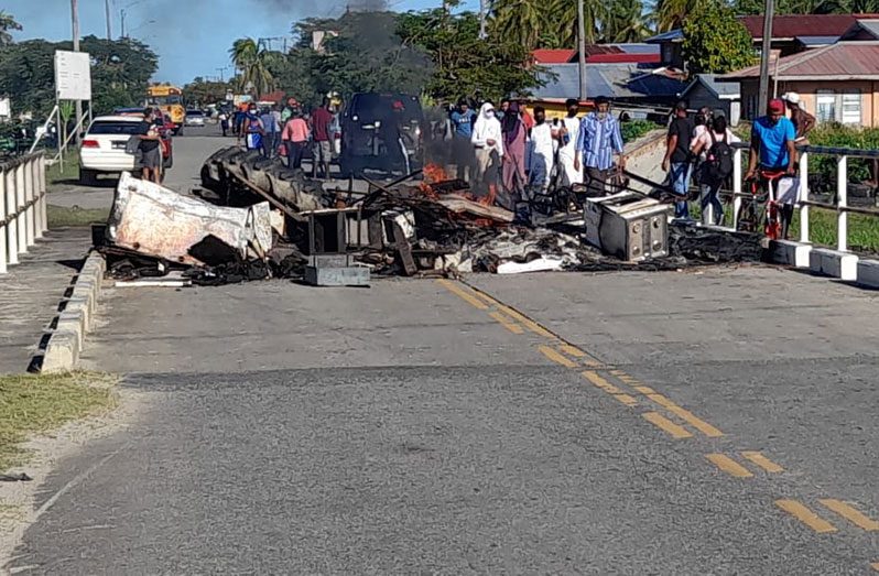 The protest at Dartmouth, Region Two