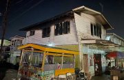 The Lot 43 Broad and Russell Street, Charlestown, Georgetown property which was damaged by a fire on Wednesday evening