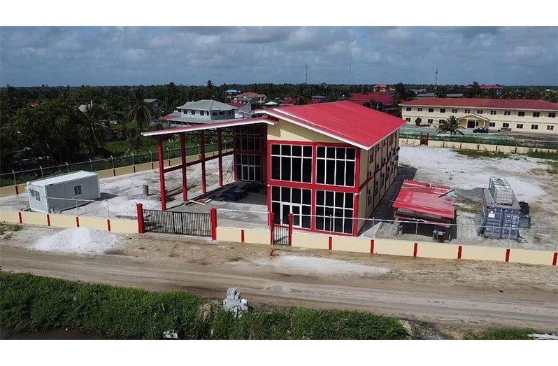 The new fire station at Charity, Region Two