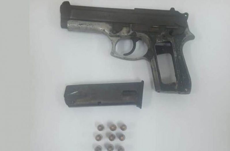 The firearm that was recovered and seized
