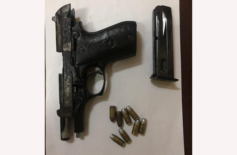 The firearm and ammunition that were seized in the ‘North West’