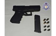 The firearm and rounds seized by police