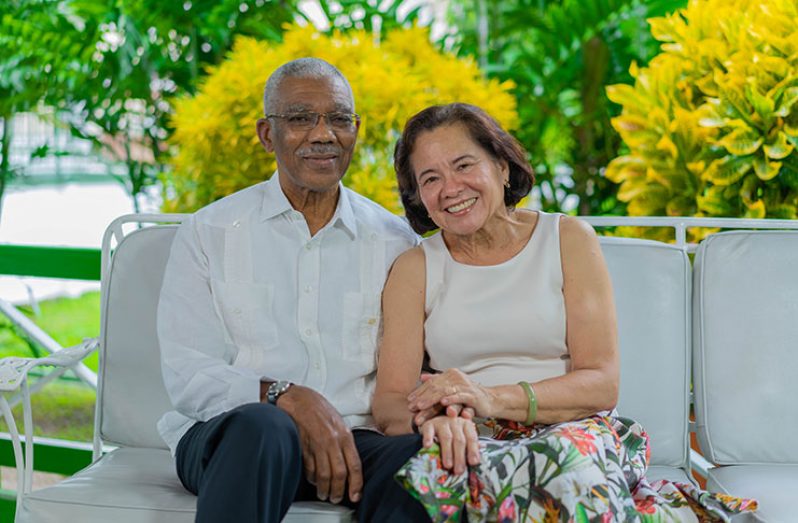 President David Granger and First Lady, Mrs. Sandra Granger