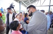 President, Dr Irfaan Ali on Wednesday engaged fisherfolk and other residents of Mon Repos