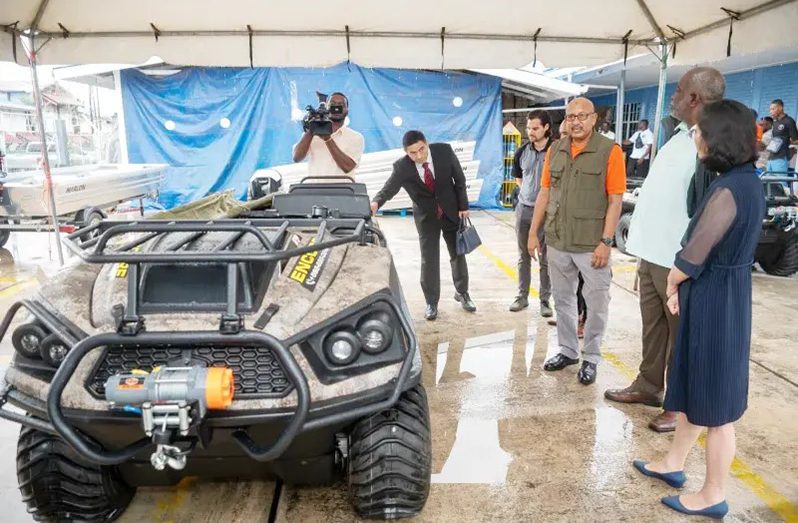 The flood-response units donated by the People’s Republic of China