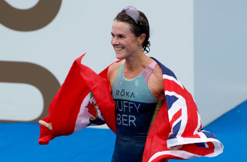 Olympic gold medallist Dame Flora Duffy