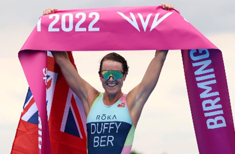 Olympic champion Flora Duffy.