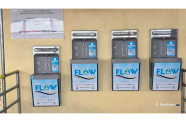 The Flow water project at Line Path Secondary School for students to access clean water