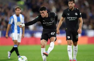 Phil Foden scored his second goal of the season for Manchester City