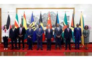 Minister of Foreign Affairs and International Cooperation, Hugh Hilton Todd (second from right), participated in a high-level meeting between Foreign Ministers of CARICOM and China, held on the sidelines of the Fourth Ministerial Meeting of the Forum of China and the CELAC in Beijing, China