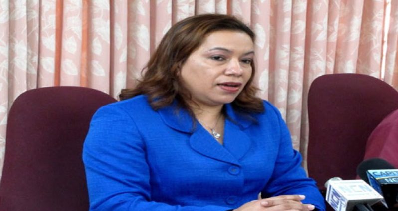 Foreign Minister Carolyn Rodrigues-Birkett