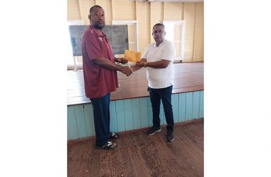 BCB President, Hilbert Foster and Region 6 Vice Chairman, Zamal Hussain launch the Trust Fund