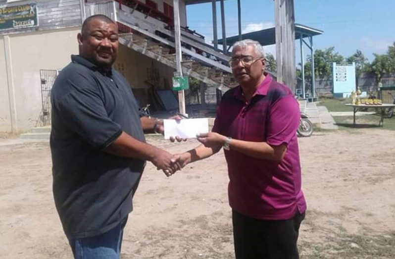 BCB president Hilbert Foster and Dr Puran Singh