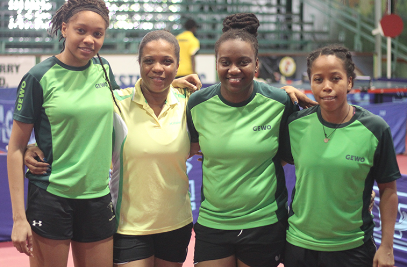 Historic: Guyanese female players qualify for World Teams Table Tennis