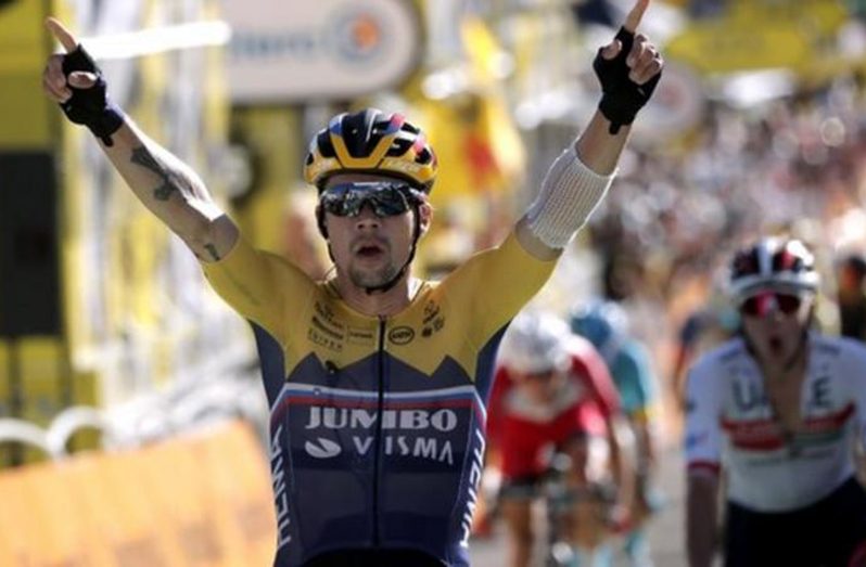 Primoz Roglic finished fourth in the 2018 Tour de France.