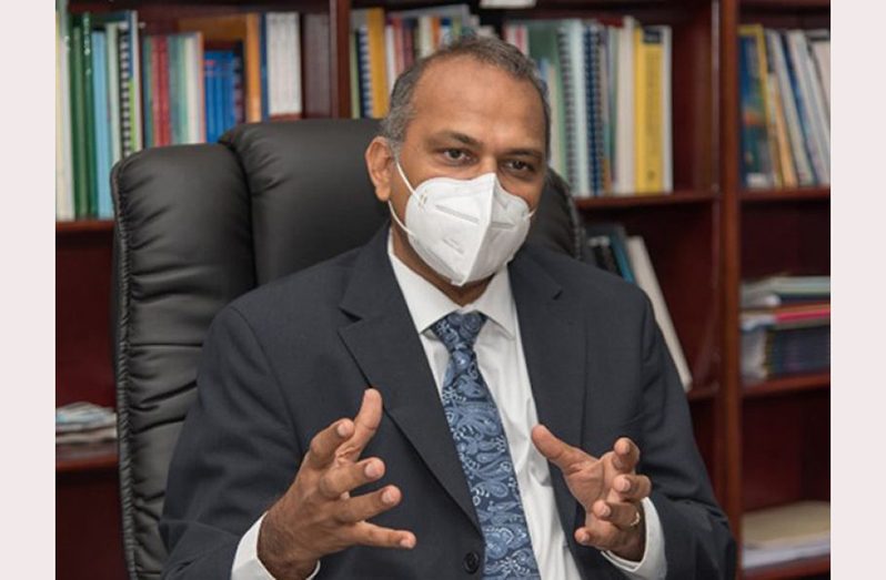 Minister of Health, Dr. Frank Anthony