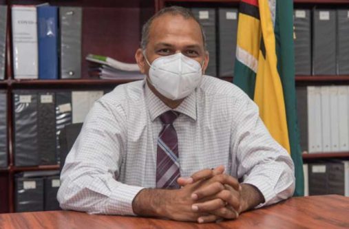 Minister of Health, Dr. Frank Anthony