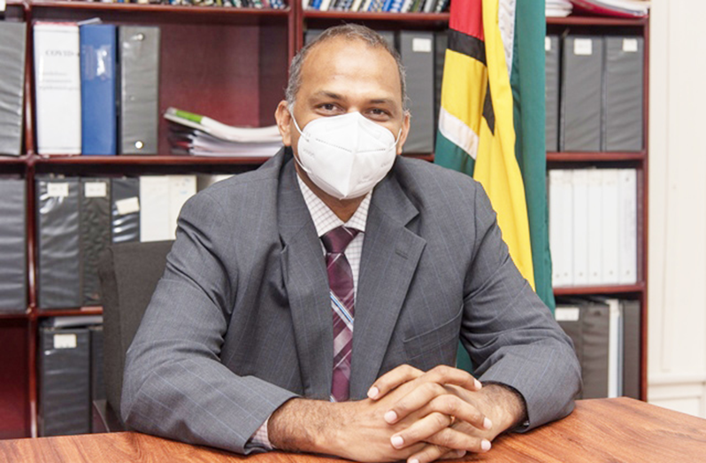 Minister of Health, Dr. Frank Anthony