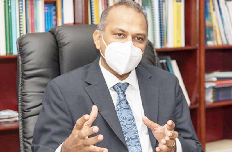 Minister of Health, Dr. Frank Anthony