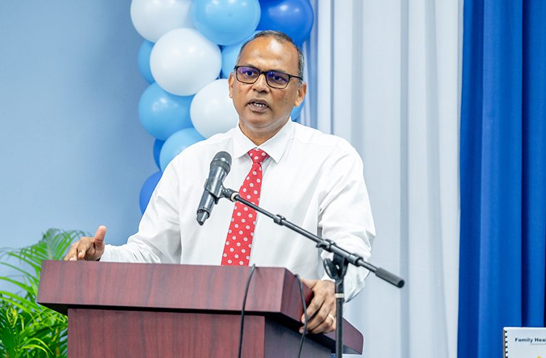 Minister of Health, Dr Frank Anthony (Delano Williams photo)