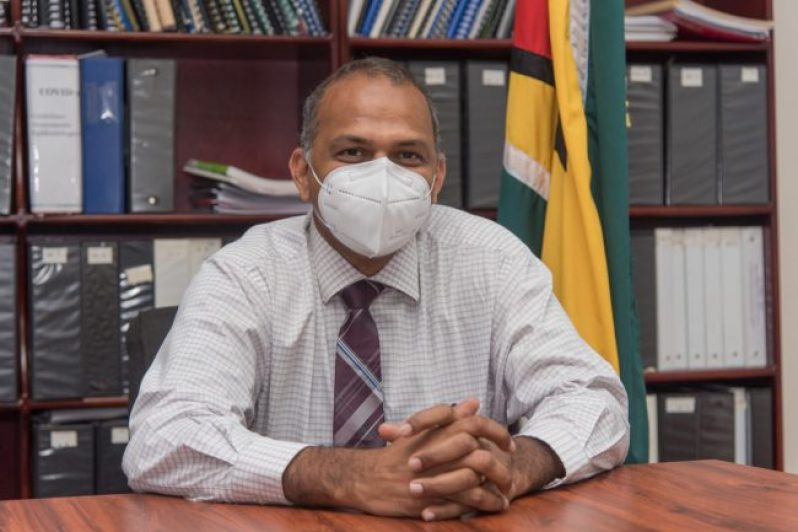 Minister of Health, Dr. Frank Anthony