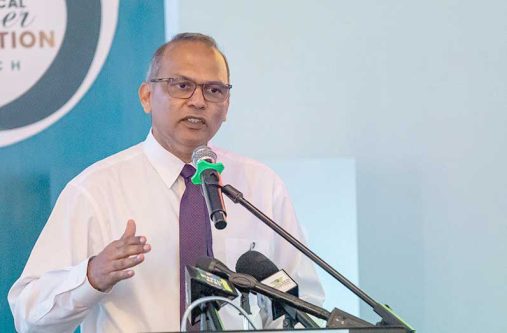 Health Minister Dr Frank Anthony