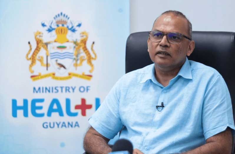 Health Minister Dr. Frank Anthony