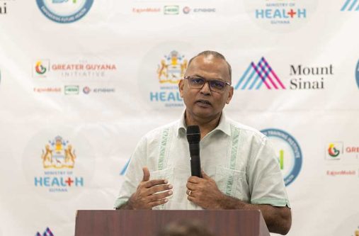 Minister of Health Dr Frank Anthony (Delano Williams photo)