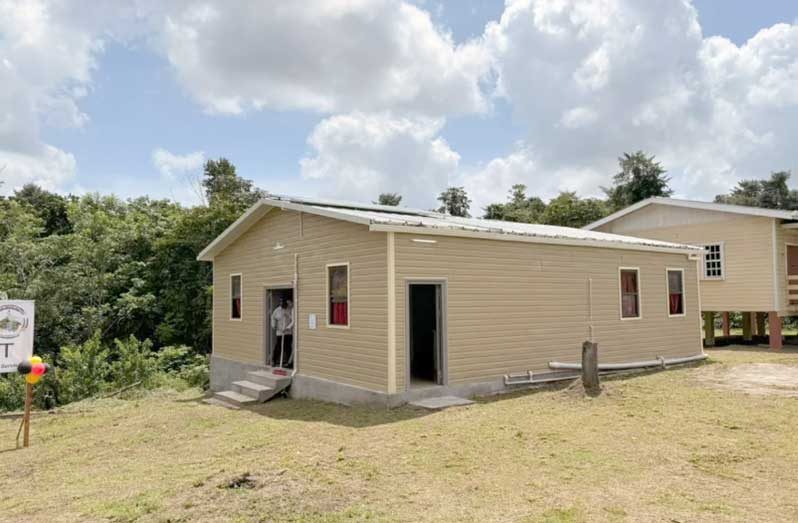 The new health post in the village of Wanakai