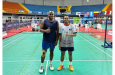 Guyana's Nkosi Beaton and Frank Waddell