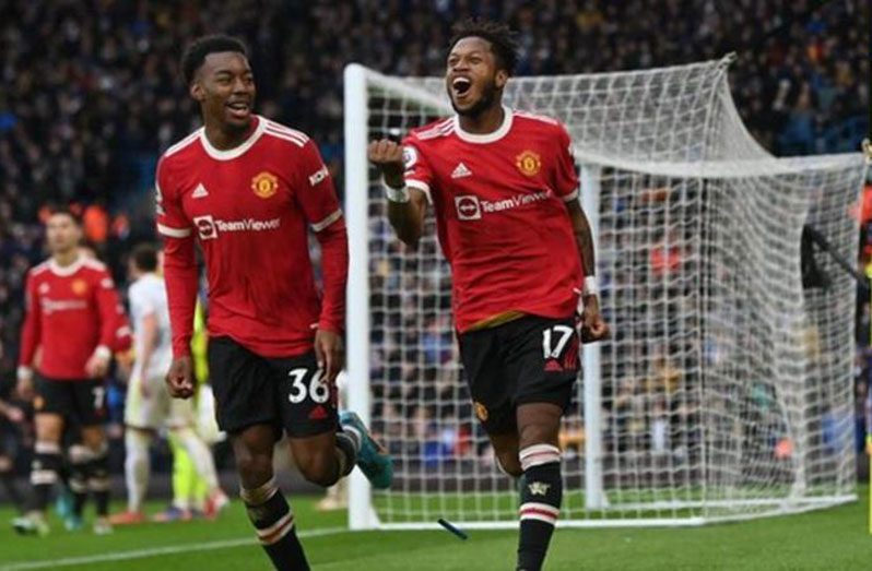 Super subs earn Man United 4-2 victory in thriller over Leeds - Guyana ...