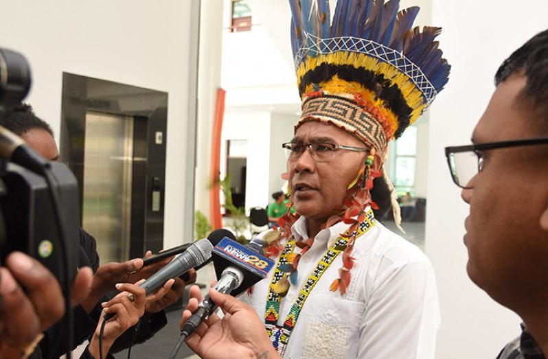 Past Chairman of the NTC, Joel Fredericks speaks with the media on Wednesday (Samuel Maughn photo)